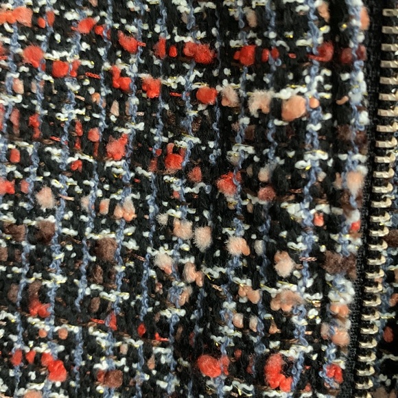 Current/Elliott The Charmer Tweed and Denim Jacket - Picture 7 of 10